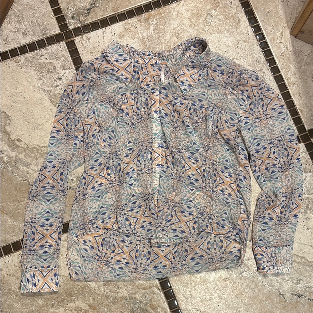 Free people button down blouse